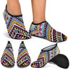 Multicolor zigzag Tribal Aztec Aqua Water Shoes