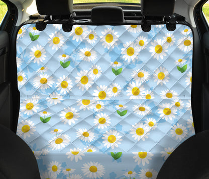 Daisy Pattern Print Design DS010 Rear Dog  Seat Cover