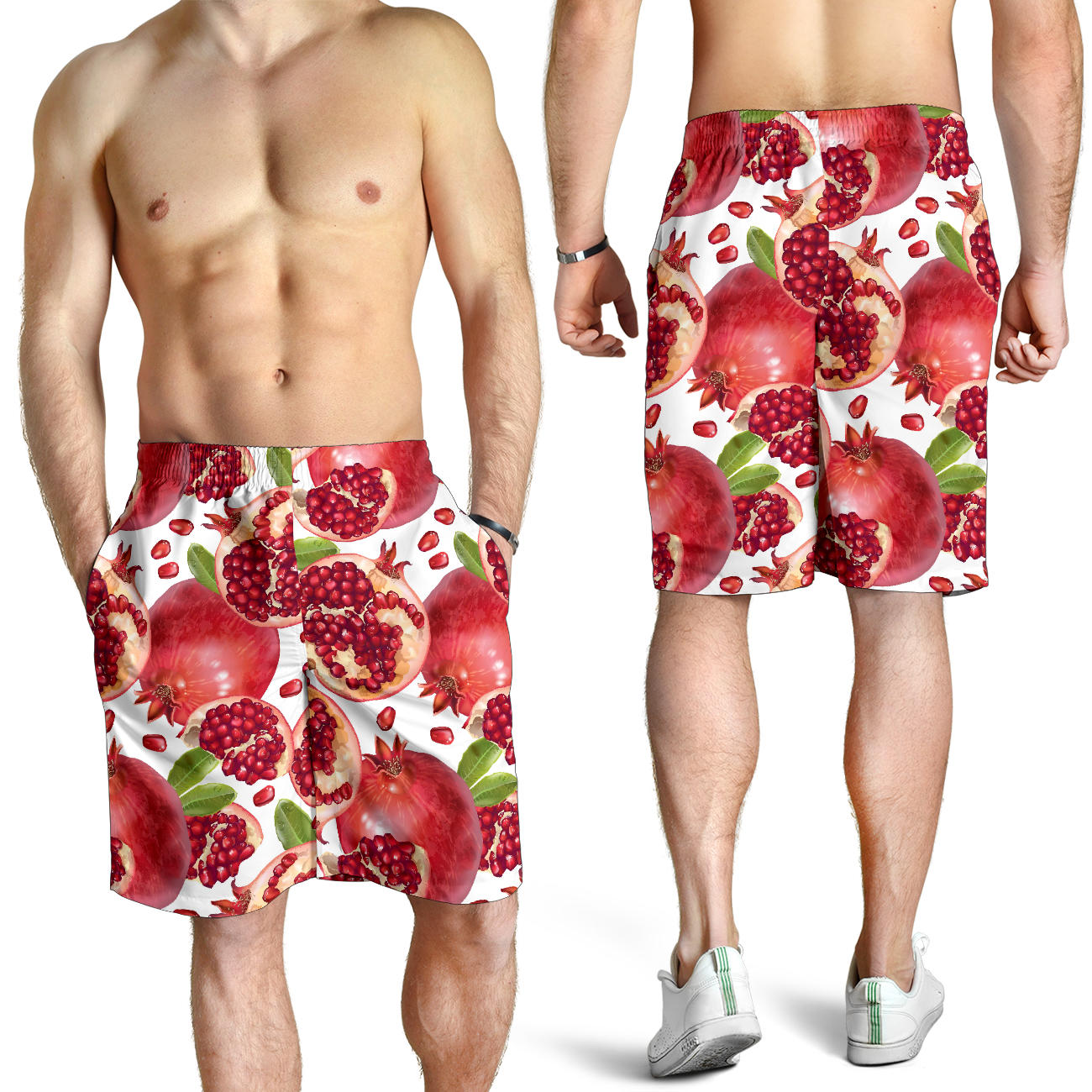 Pomegranate Pattern Print Design PG03 Mens Shorts