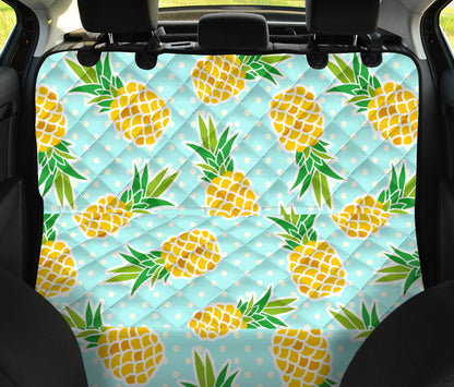 Pineapple Pattern Print Design PP01 Rear Dog  Seat Cover