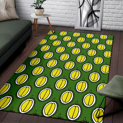 Durian Pattern Print Design DR01 Area Rugs