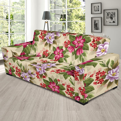 Summer Floral Pattern Print Design SF08 Sofa Slipcover