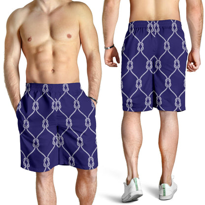 Rope Pattern Print Design A03 Mens Shorts
