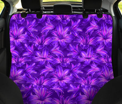 Amaryllis Pattern Print Design AL03 Rear Dog  Seat Cover