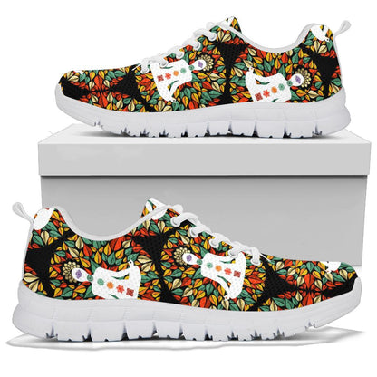 Chakra Yoga Sneakers White Bottom Shoes