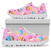 Cupcake Pattern Print Design CP05 Sneakers White Bottom Shoes