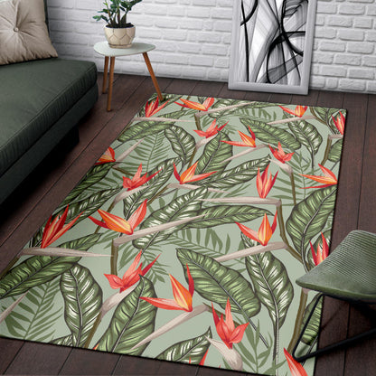 Bird Of Paradise Pattern Print Design BOP08 Area Rugs