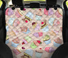 Cupcake Pattern Print Design CP06 Rear Dog  Seat Cover