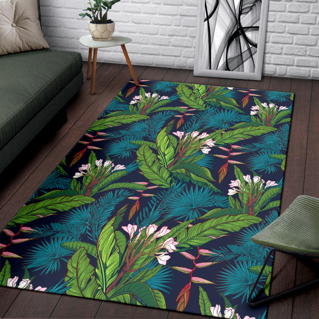 Rainforest Pattern Print Design RF01 Area Rugs