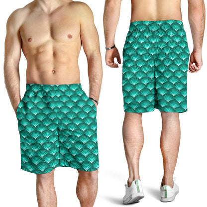 Scales Pattern Print Design 01 Mens Shorts
