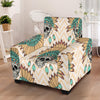 Indian Skull Pattern  Armchair Slipcover