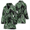 Palm Leaves Pattern Print Design PL09 Women Bathrobe