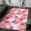 Bird Of Paradise Pattern Print Design BOP011 Area Rugs