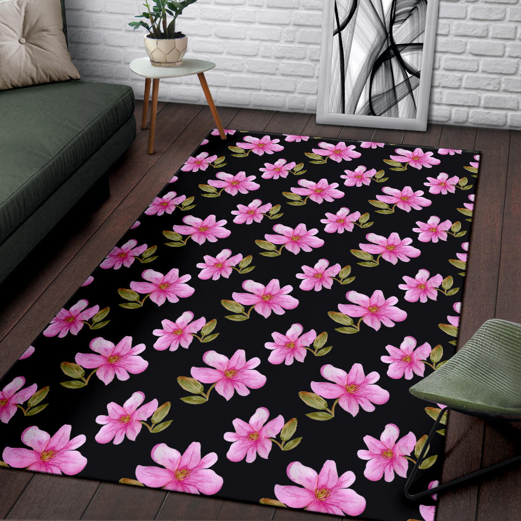 Magnolia Pattern Print Design MAG06 Area Rugs