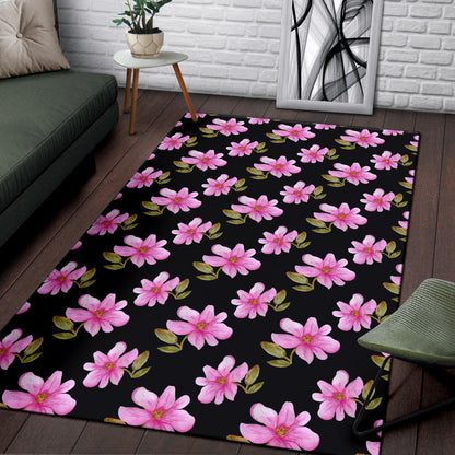 Magnolia Pattern Print Design MAG06 Area Rugs