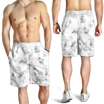 Marble Pattern Print Design 01 Mens Shorts