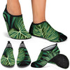 Green Fresh Tropical Palm Leaves Aqua Water Shoes