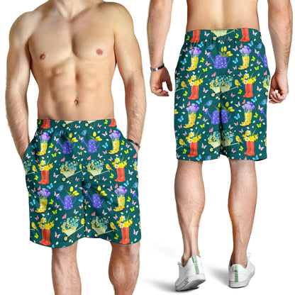 Gardening Pattern Print Design G08 Mens Shorts