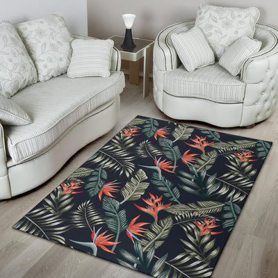 Bird Of Paradise Pattern Print Design BOP02 Area Rugs