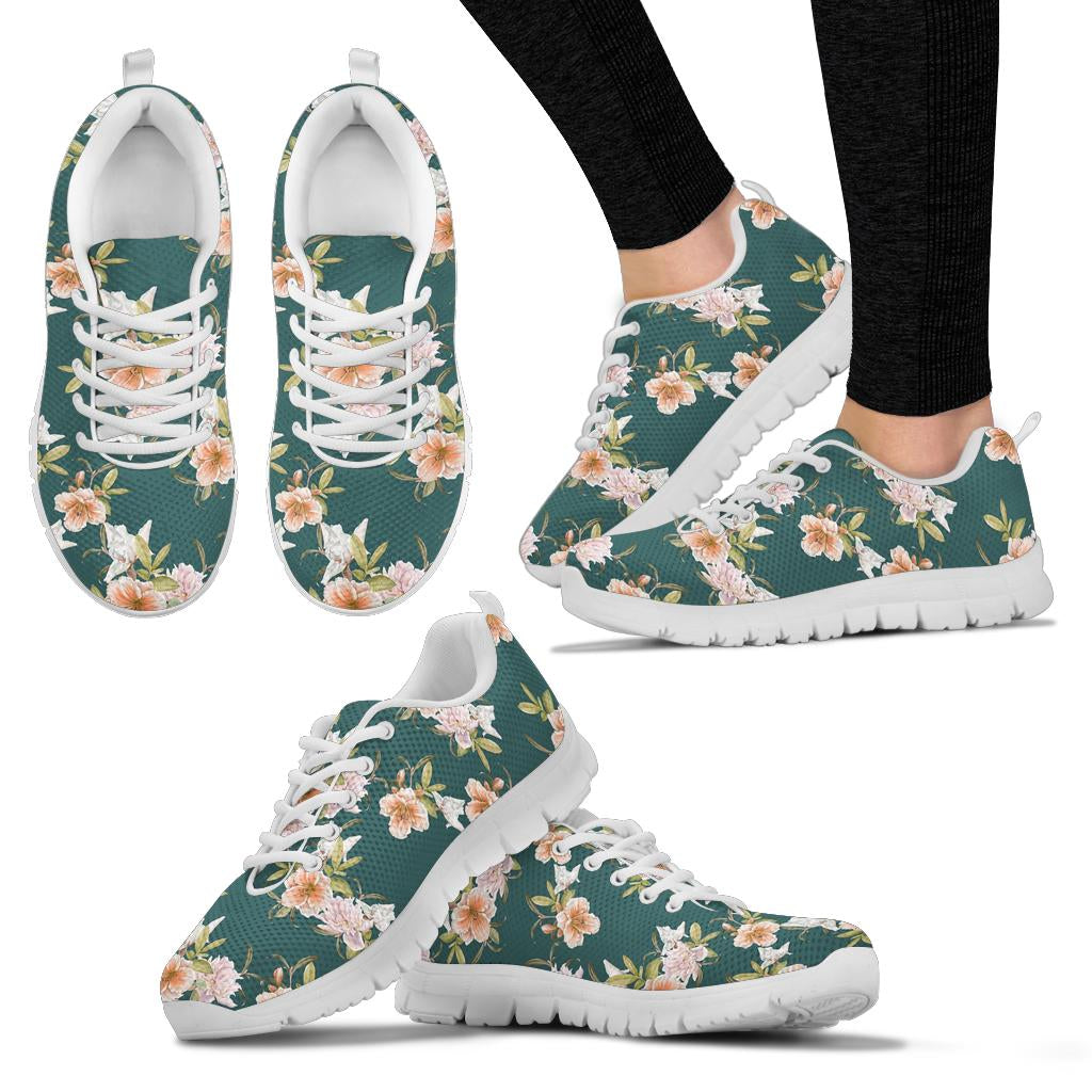Iris Pattern Print Design IR01 Sneakers White Bottom Shoes
