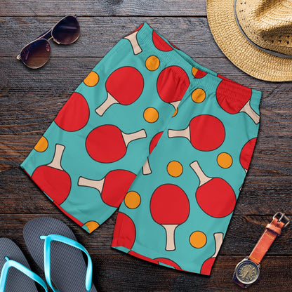 Ping Pong Pattern Print Design A01 Mens Shorts
