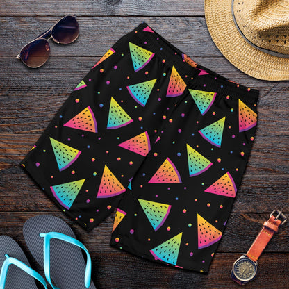 Rainbow Watermelon Pattern Print Design A04 Mens Shorts