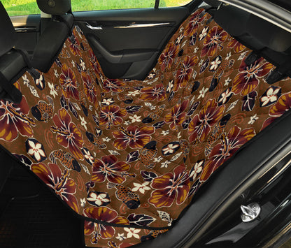 Hawaiian Themed Pattern Print Design H01 Rear Dog  Seat Cover