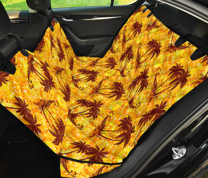 Palm Tree Pattern Print Design PT012 Rear Dog  Seat Cover