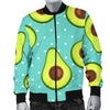 Avocado Pattern Print Design AC012 Men Bomber Jacket