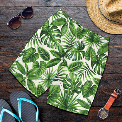 Tropical Flower Pattern Print Design TF013 Mens Shorts