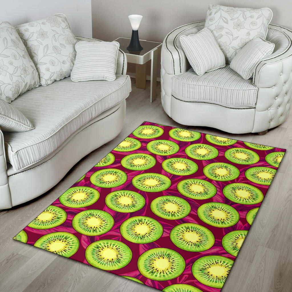 Kiwi Pattern Print Design KW05 Area Rugs