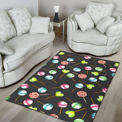 Lollipop Pattern Print Design LL02 Area Rugs