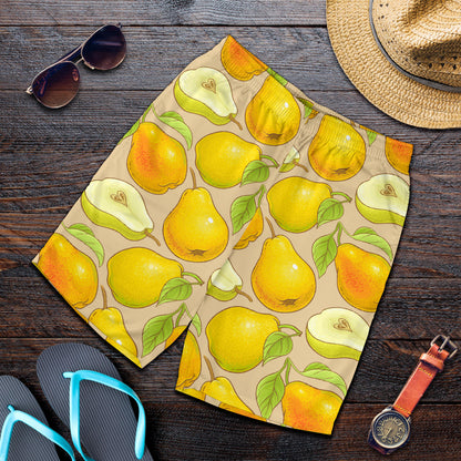 Pear Pattern Print Design PE05 Mens Shorts