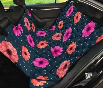 Anemone Pattern Print Design AM08 Rear Dog  Seat Cover