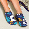 Hibiscus Pattern Print Design HB030 Aqua Water Shoes