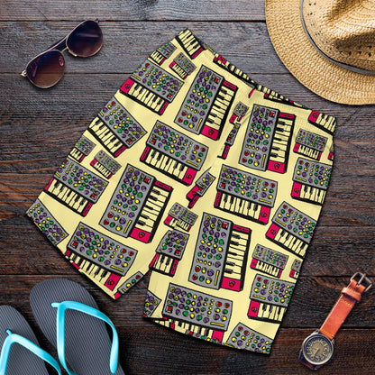 Synthesizer Pattern Print Design 01 Mens Shorts