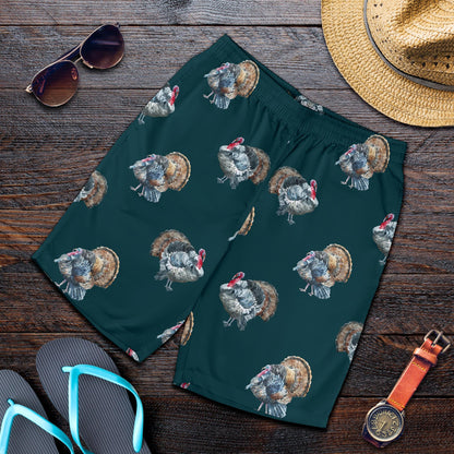 Turkey Pattern Print Design 03 Mens Shorts