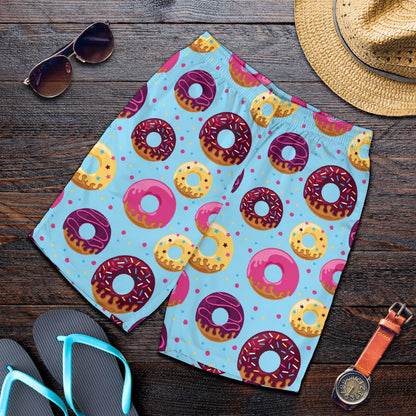 Donut Pattern Print Design DN07 Mens Shorts