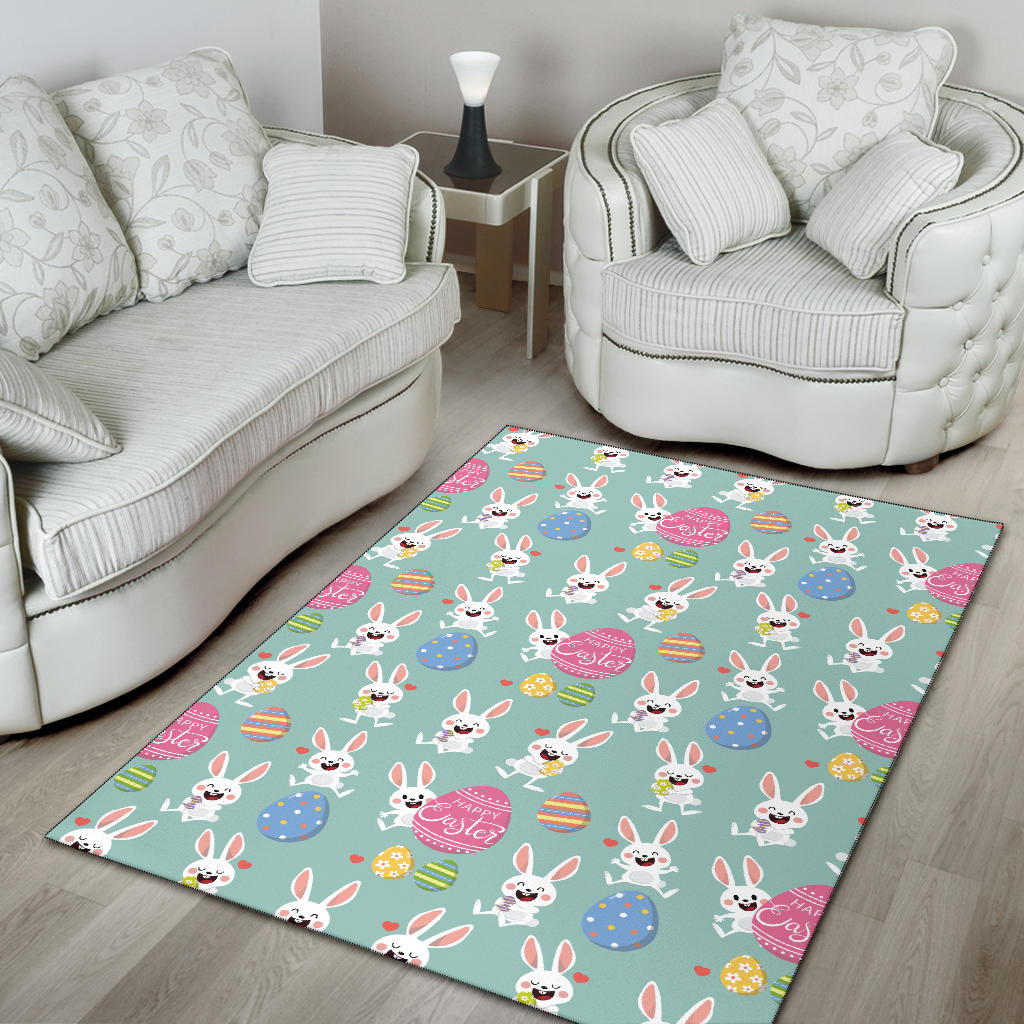 Easter Eggs Pattern Print Design RB014 Area Rugs