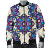 lotus Boho Pattern Print Design LO08 Men Bomber Jacket