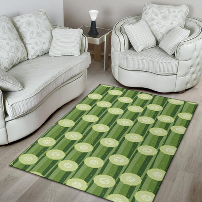 Cucumber Pattern Print Design CC03 Area Rugs