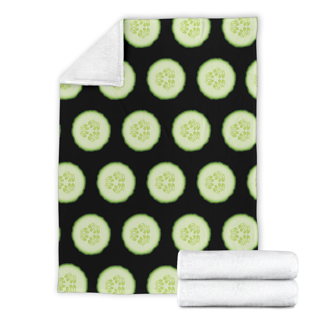 Cucumber Pattern Print Design CC02 Fleece Blanket