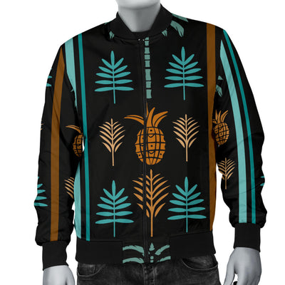 Hawaiian Themed Pattern Print Design H023 Men Bomber Jacket