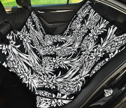 Pineapple Pattern Print Design PP08 Rear Dog  Seat Cover