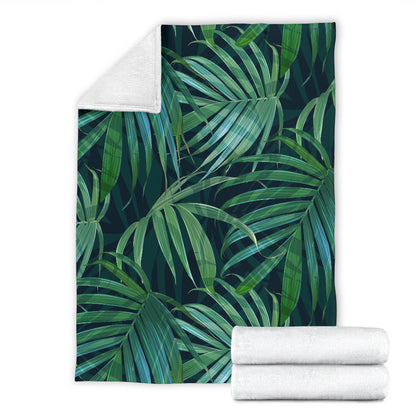 Tropical Flower Pattern Print Design TF011 Fleece Blanket