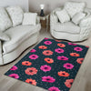 Anemone Pattern Print Design AM08 Area Rugs