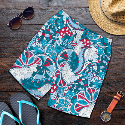Funky Retro Pattern Print Design A05 Mens Shorts