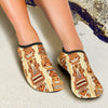 Tiki Orange Vertical Pattern Aqua Water Shoes