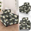 Daisy Pattern Print Design DS08 Armchair Slipcover