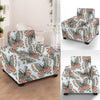 Butterfly Pattern Armchair Slipcover